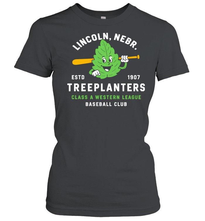 Lincoln Treeplanters Nebraska Vintage Defunct Baseball Teams Women T-Shirt