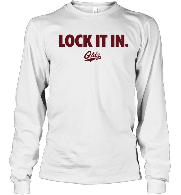 Lock it in Montana Griz Basketball Long Sleeve Tee