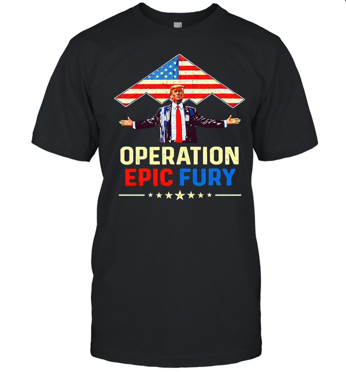 Lockheed Martin F 22 Raptor Trump Operation Epic Fury Unisex T-Shirt