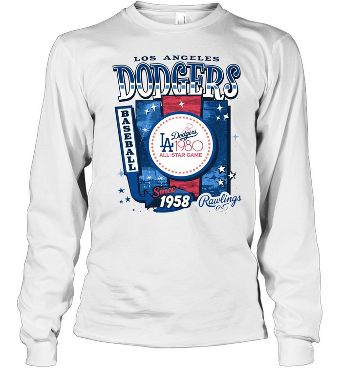 Los Angeles Dodgers Cooperstown Rawlings 47 Long Sleeve Tee