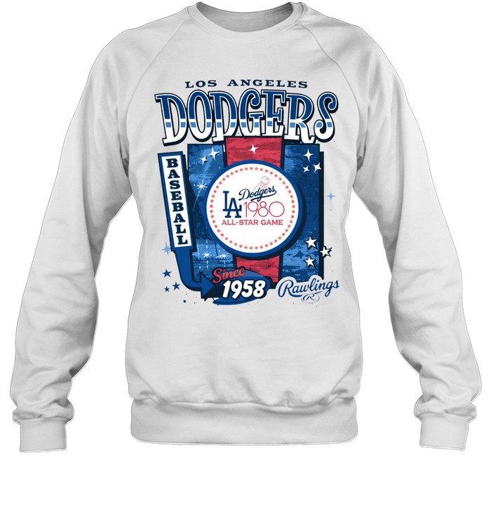 Los Angeles Dodgers Cooperstown Rawlings 47 Sweatshirt