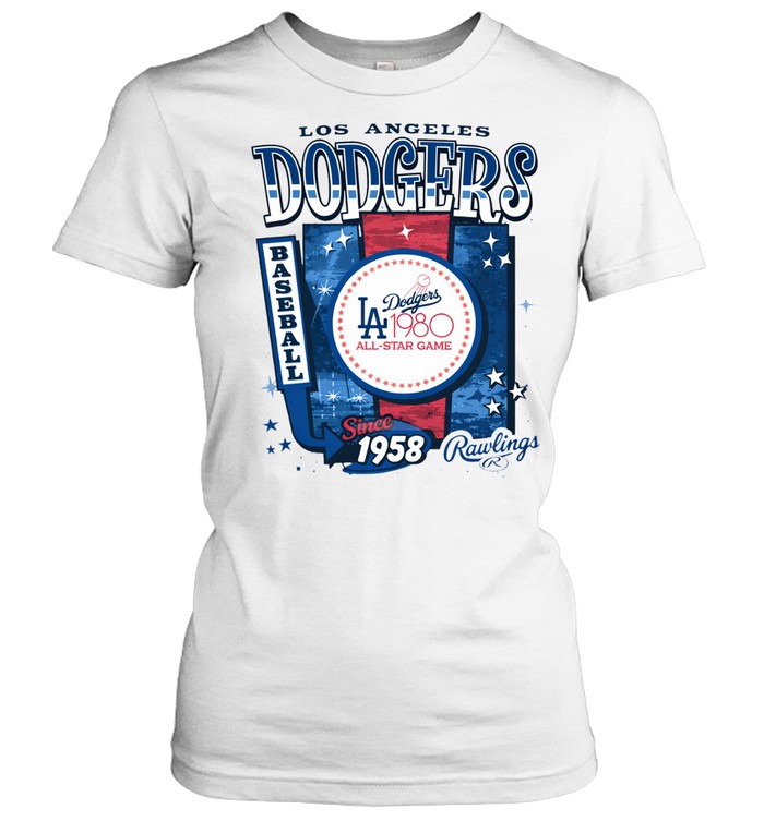 Los Angeles Dodgers Cooperstown Rawlings 47 Women T-Shirt