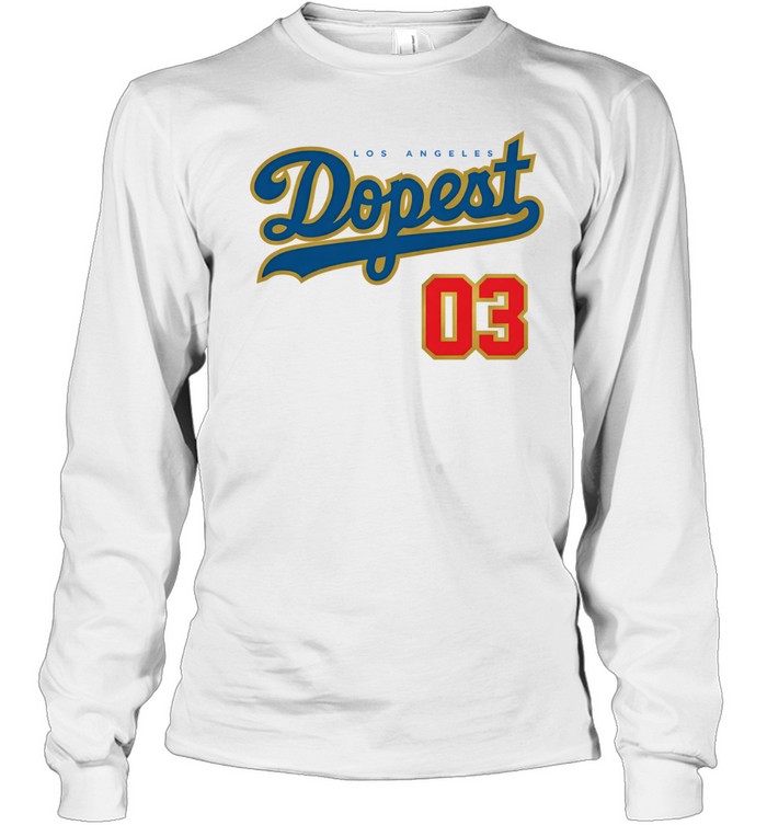 Los Angeles Dodgers Dopest 03 Streetwise Long Sleeve Tee