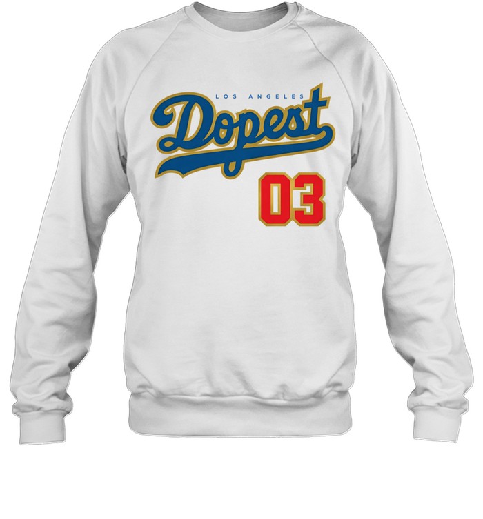 Los Angeles Dodgers Dopest 03 Streetwise Sweatshirt
