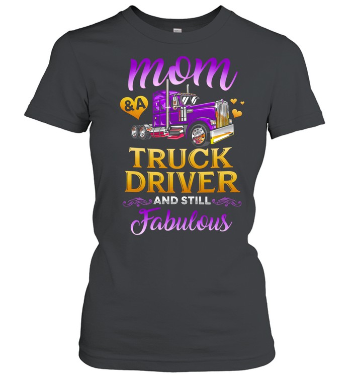 Mom Drives Hard And Still Shines Women T-Shirt