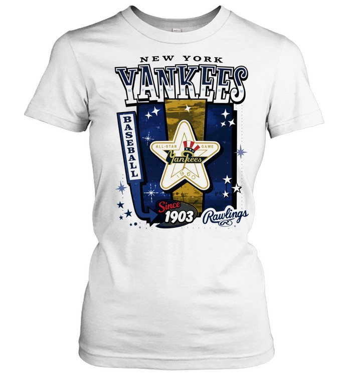 New York Yankees Cooperstown Rawlings 47 Women T-Shirt