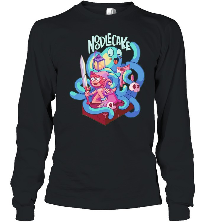 Noodlecake cartoon Long Sleeve Tee