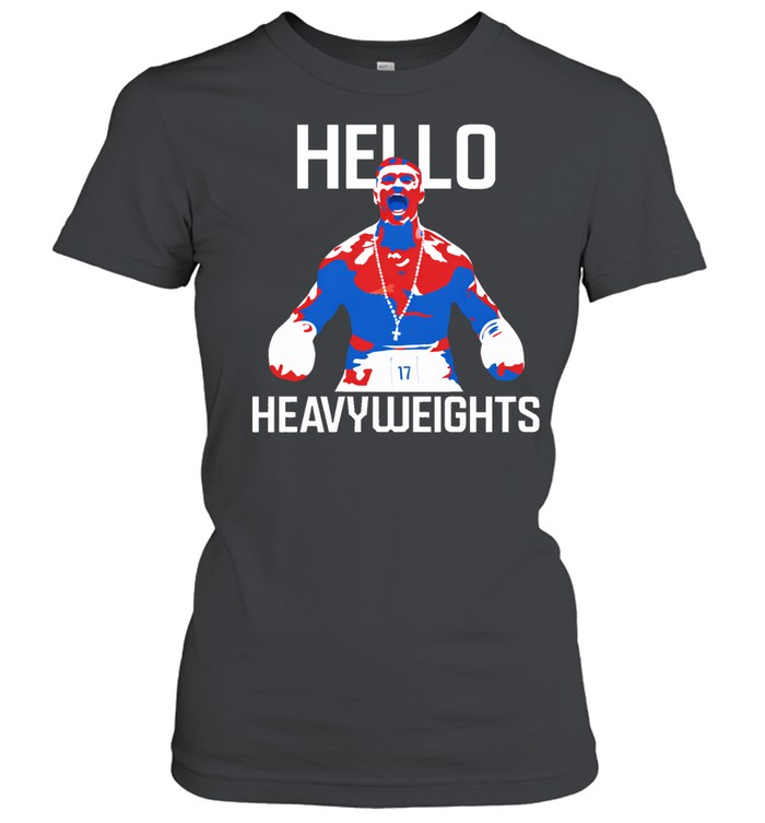 Oleksandr Usyk hello heavyweights Women T-Shirt