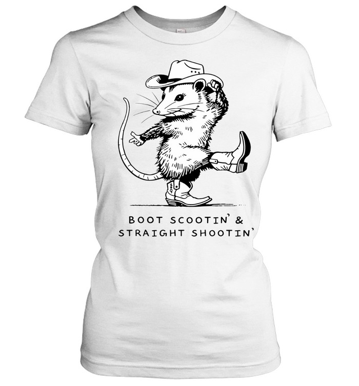 Opossum boot scootin’s and straight shootin Women T-Shirt