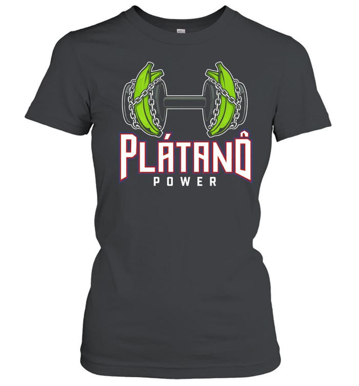 Plátano Power Dumbbell Banana Women T-Shirt
