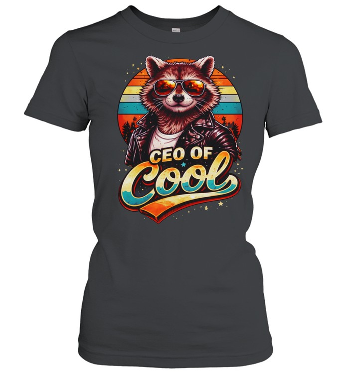 Raccoon CEO of cool Women T-Shirt