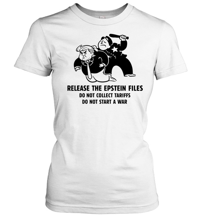 Release the epstein files Trump Women T-Shirt