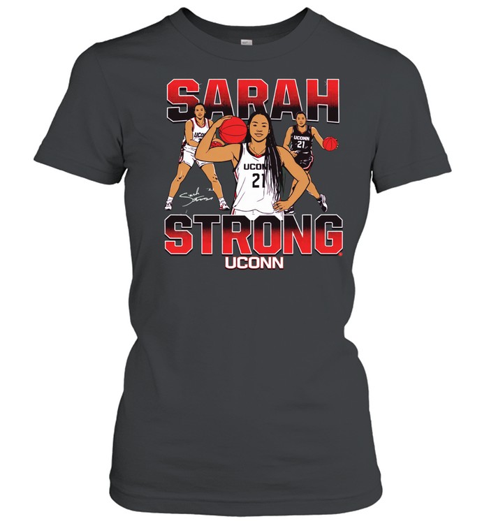 Sarah Strong Masterpiece Uconn Huskies Signature Women T-Shirt
