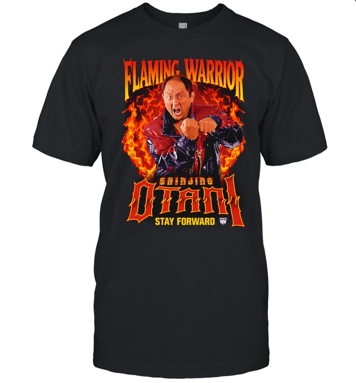 Shinjiro Otani Flaming Warrior Unisex T-Shirt