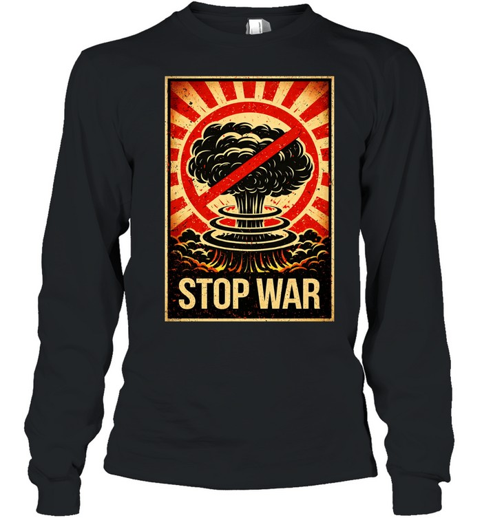 STOP WAR Vintage Long Sleeve Tee