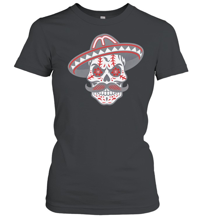 Sugar Skull Nacho Alvarez Jr. team Mexico Women T-Shirt