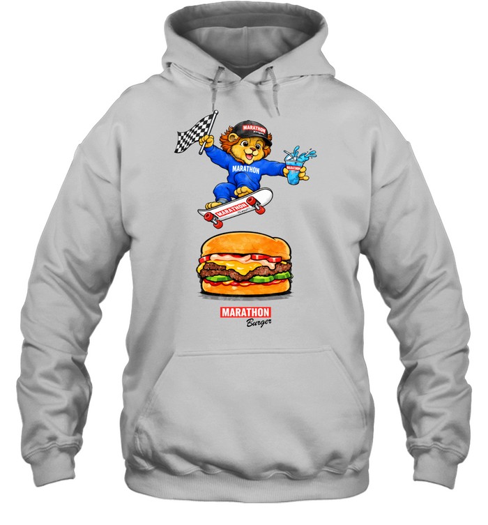 The marathon leo skateboard Hoodie