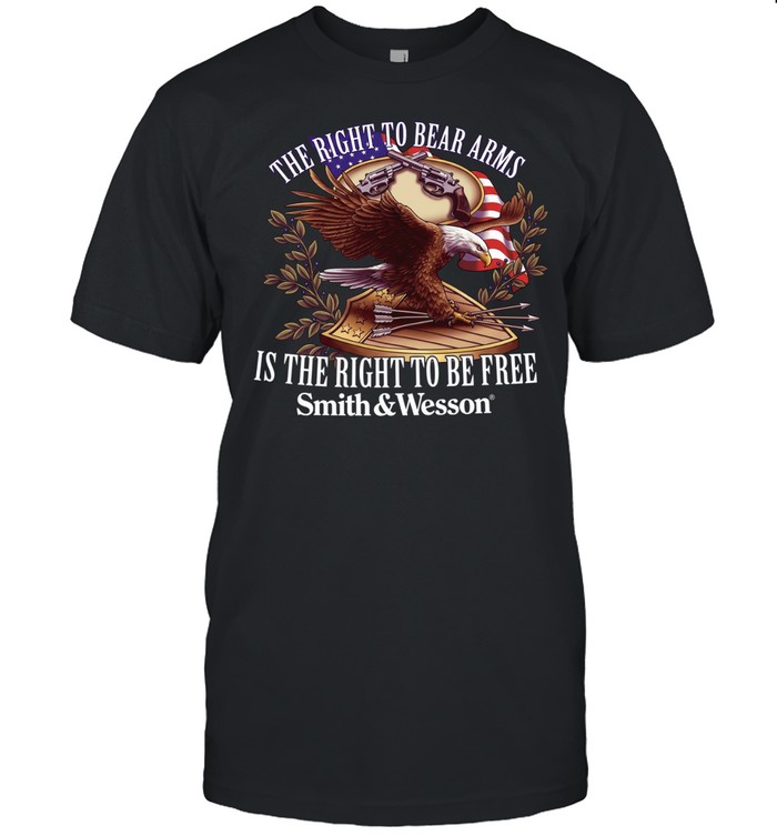 The Right To Bear Arms Is The Right To Be Free Emblem Smith And Wesson Vintage Unisex T-Shirt