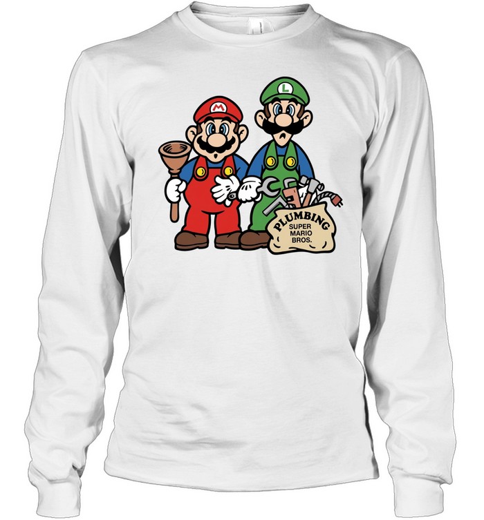 The Tonight Show Charlie Day Nintendo Super Mario Long Sleeve Tee