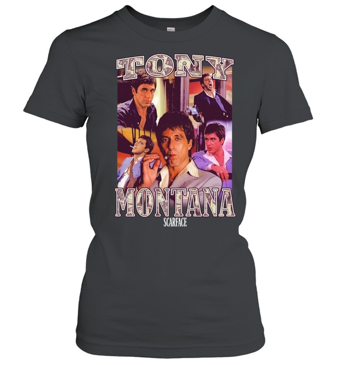 Tony Montana Scarface Scarface 80s Movie Women T-Shirt