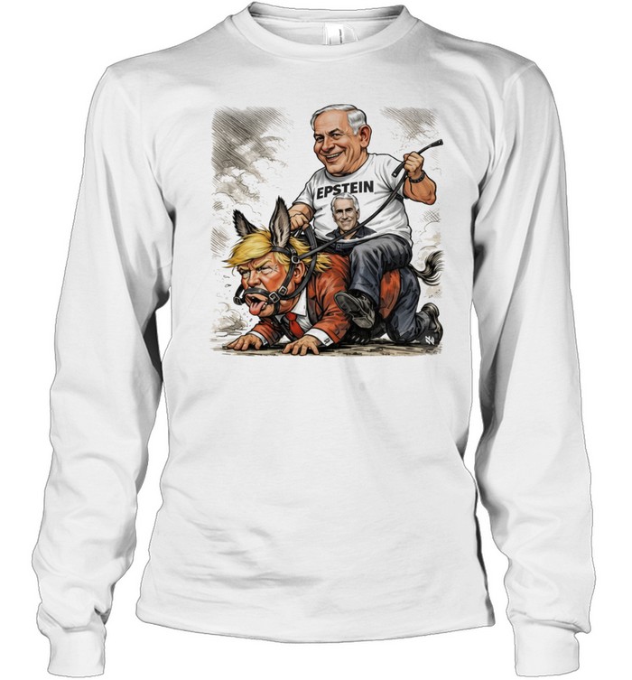 Trump Benjamin Netanyahu epstein Long Sleeve Tee