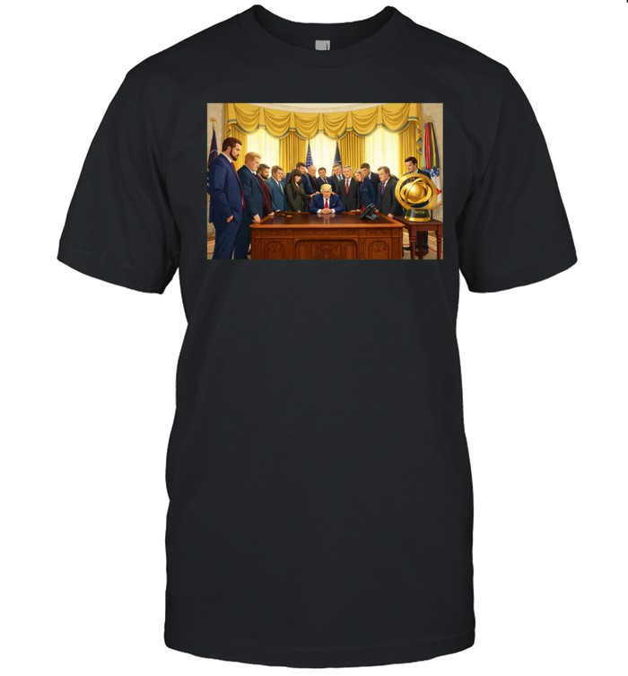 Trump Hosts Pastors for Oval Office Prayer Amid Iran Tensions anime Unisex T-Shirt