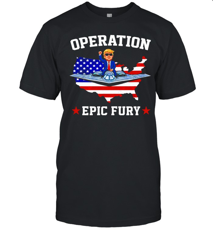 Trump ride fighter Operation Epic Fury Unisex T-Shirt