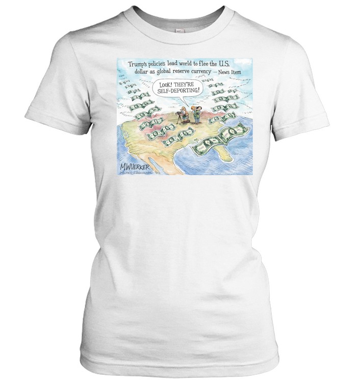 Trump’s policies lead world to flee the US dollar as global reserve currency Women T-Shirt