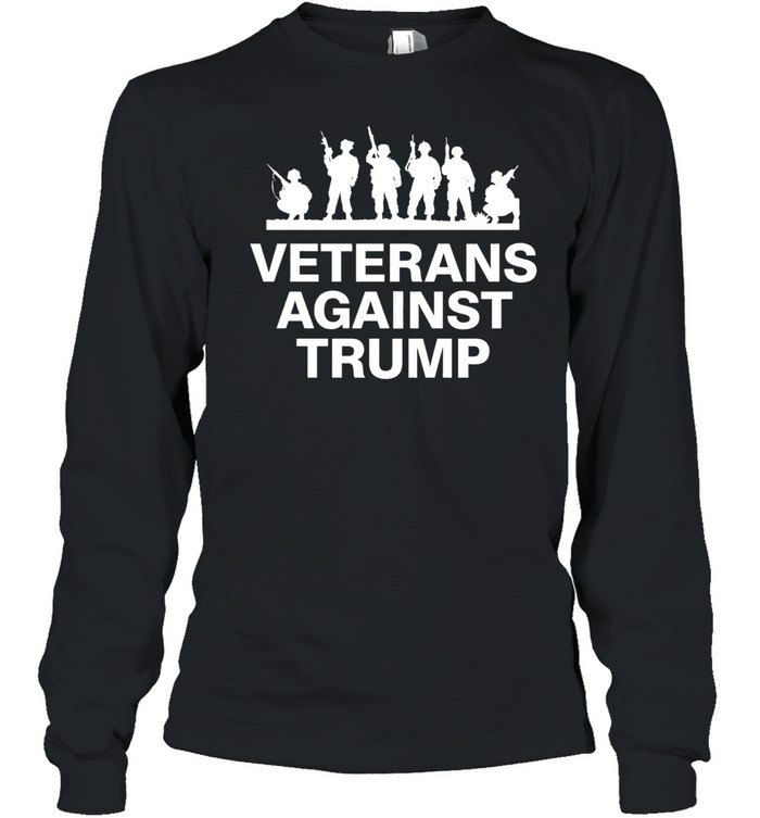 Veterans against Trump Long Sleeve Tee
