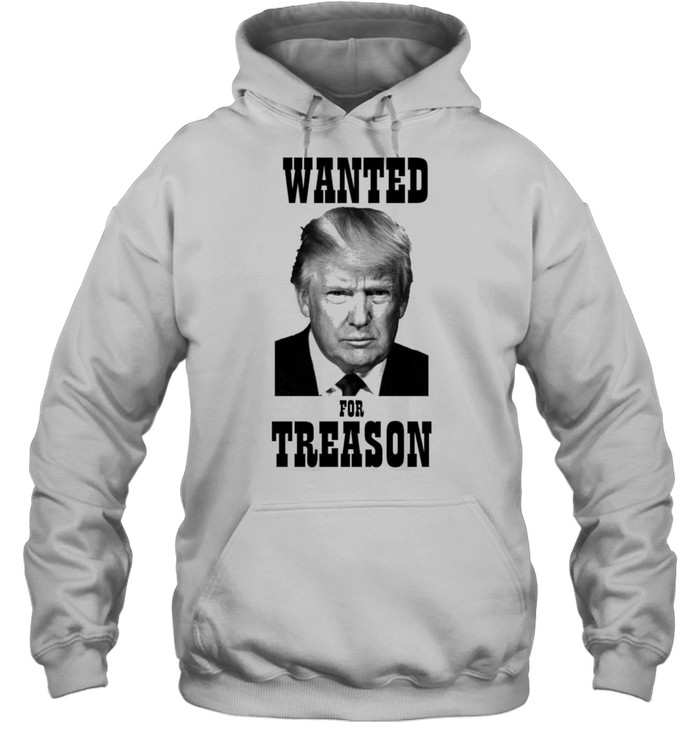 Wanted Donald Trump for treason Hoodie