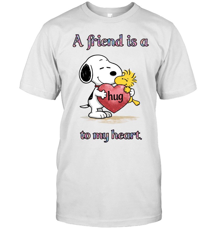 A friend is a hug to my heart Unisex T-Shirt