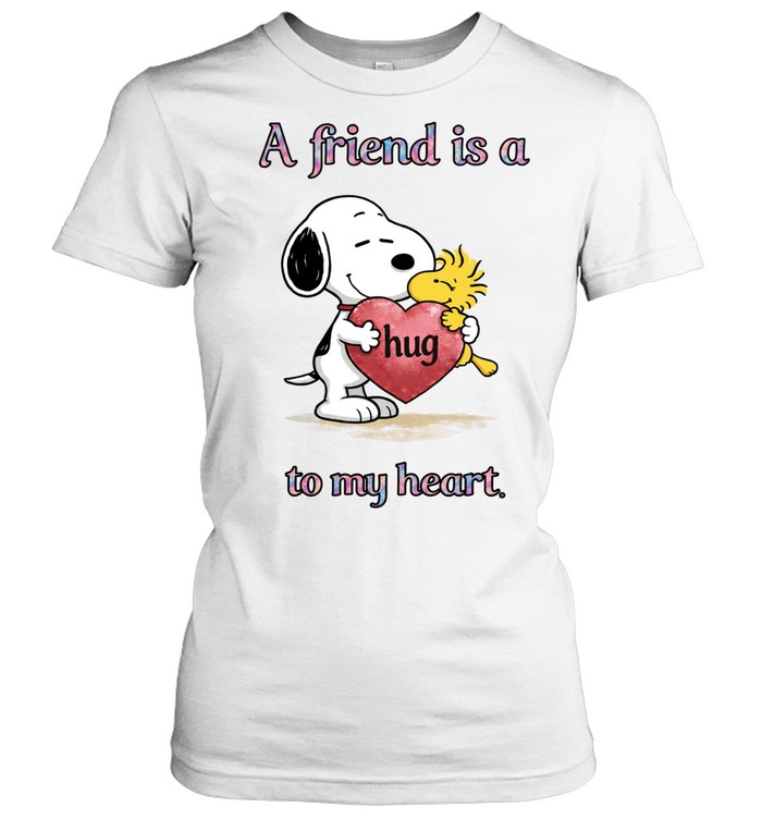 A friend is a hug to my heart Women T-Shirt