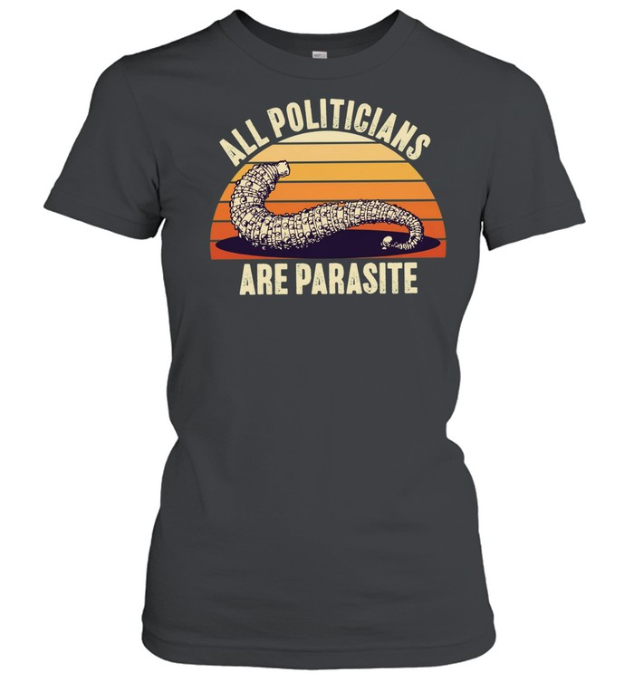All politicians are parasite vintage Women T-Shirt