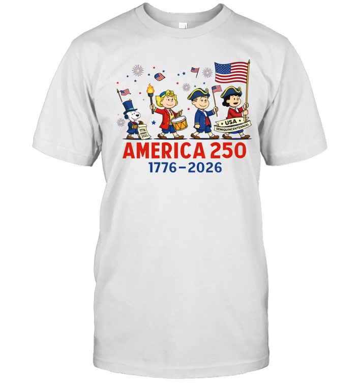 America 250 Patriotic Colonial Parade Independence Day 1776 2026 Celebration Graphic Unisex T-Shirt
