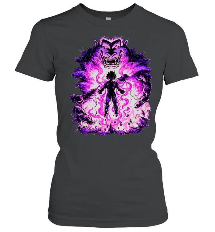 Anime Power Up Warrior Women T-Shirt