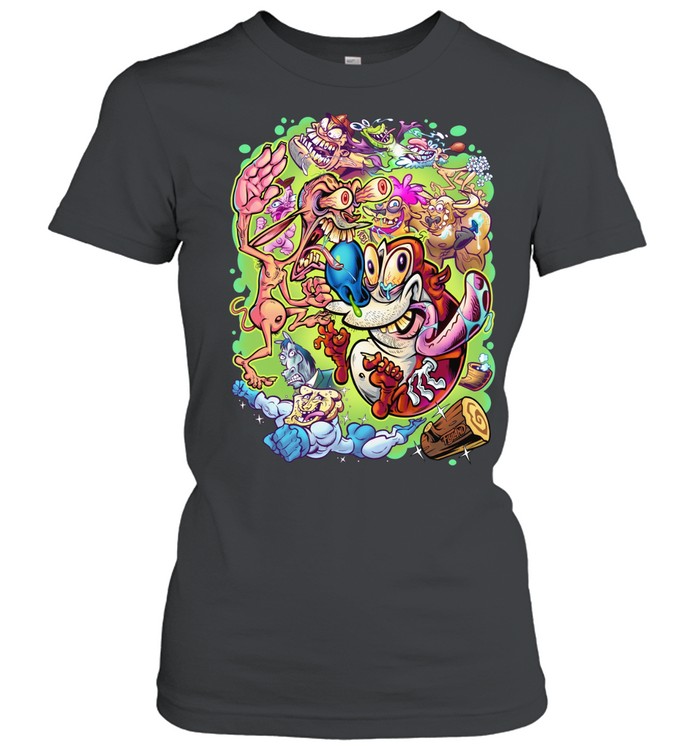 aphex twin ren and stimpy mashup Women T-Shirt