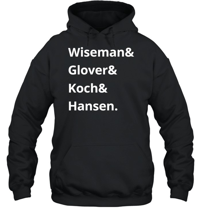 Artemis II Nasa Wiseman & Glover & Koch & Hansen Astronaut Names Hoodie