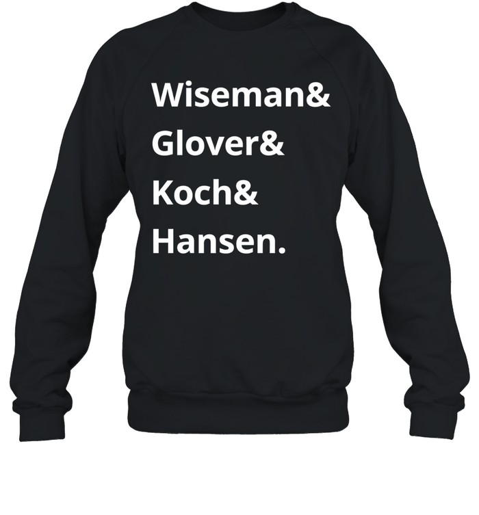 Artemis II Nasa Wiseman & Glover & Koch & Hansen Astronaut Names Sweatshirt