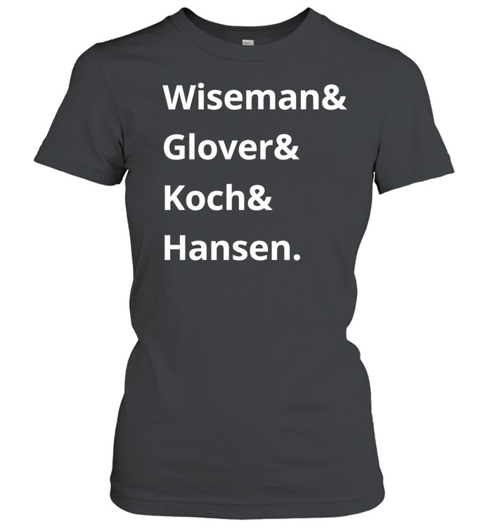 Artemis II Nasa Wiseman & Glover & Koch & Hansen Astronaut Names Women T-Shirt