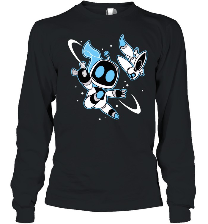 Astro Bot Bots In Space Long Sleeve Tee