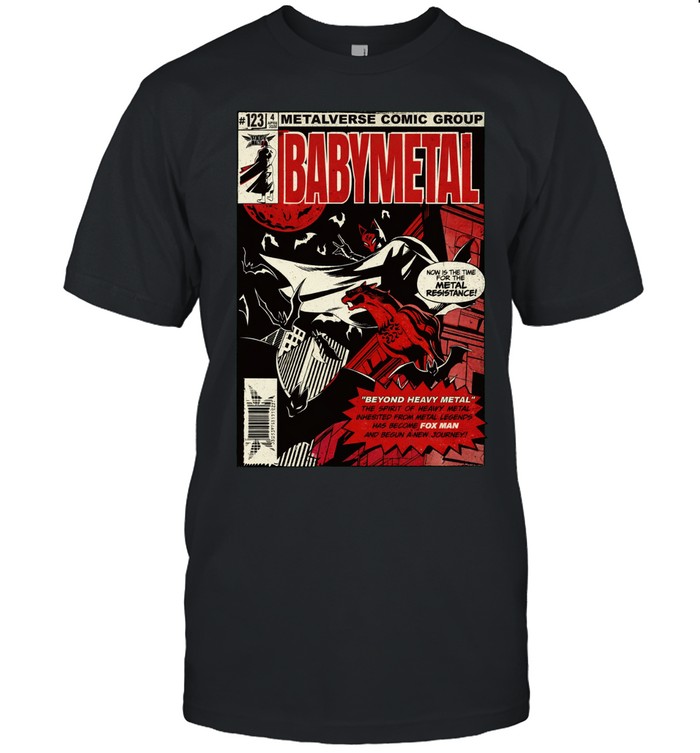 Babymetal Dead Pop Festival Japan 2026 Fox Man Batman Comic Unisex T-Shirt