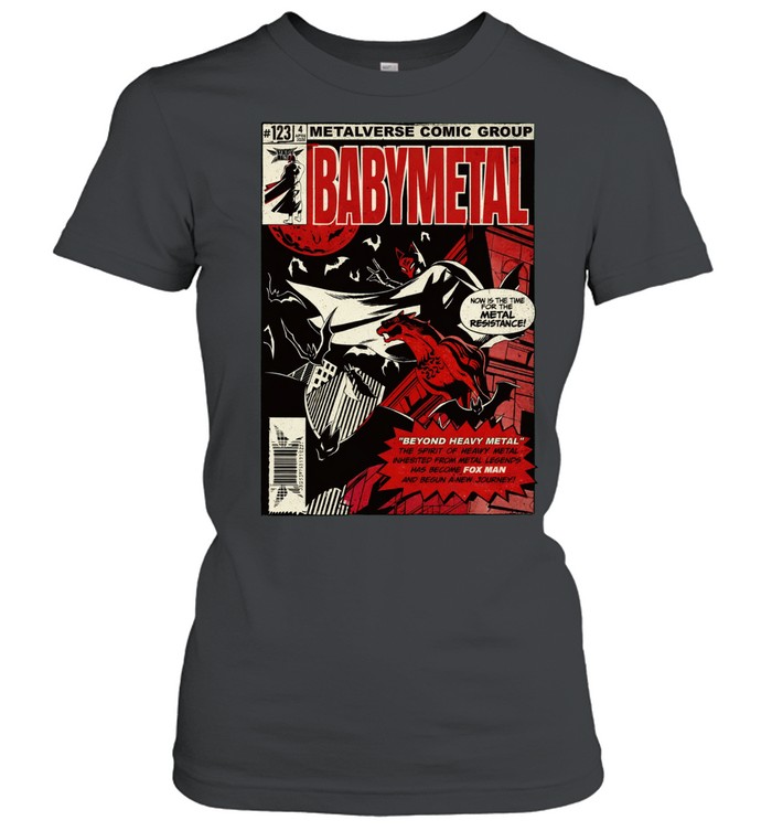 Babymetal Dead Pop Festival Japan 2026 Fox Man Batman Comic Women T-Shirt