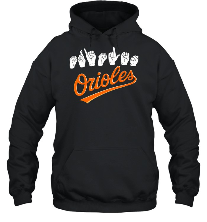 Baltimore Orioles hand signs Hoodie