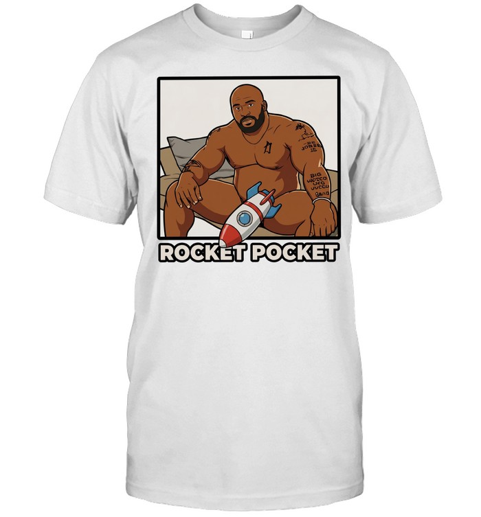 Barry Wood sitting on bed with penis rocket pocket funny Unisex T-Shirt