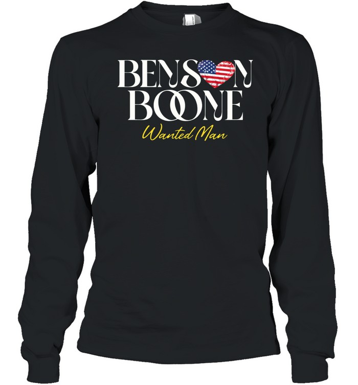 Benson Boone Wanted Man Tour 2026 Dates Long Sleeve Tee