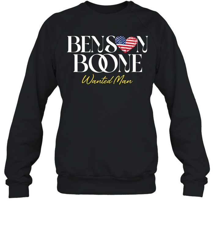 Benson Boone Wanted Man Tour 2026 Dates Sweatshirt