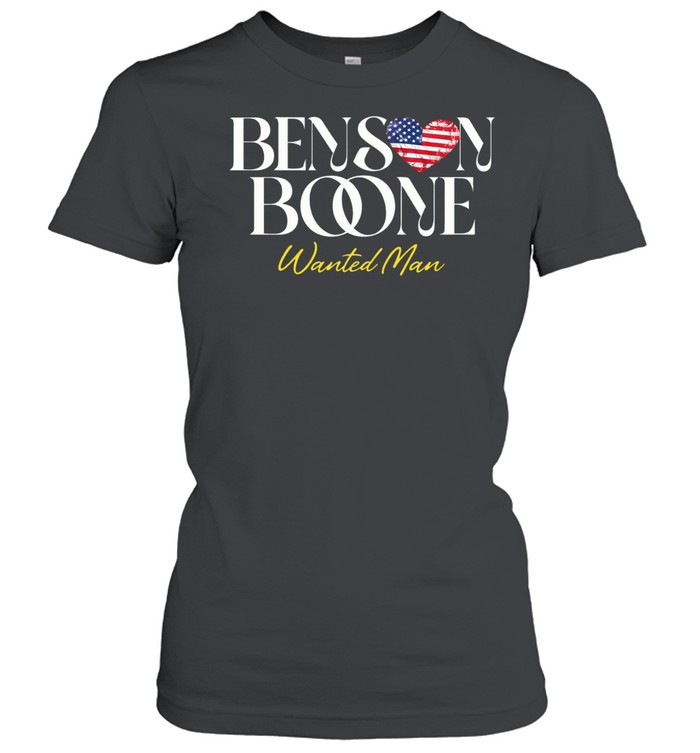 Benson Boone Wanted Man Tour 2026 Dates Women T-Shirt