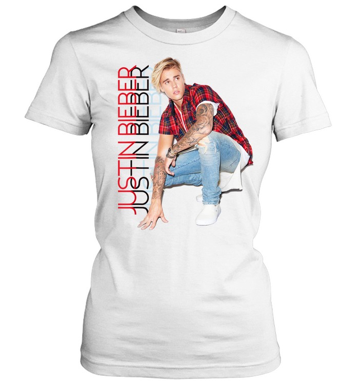 Bieber crouching pose retro Women T-Shirt