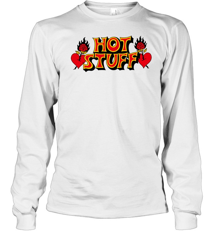 Big Bud Press Hot Stuff Rose Heart Long Sleeve Tee