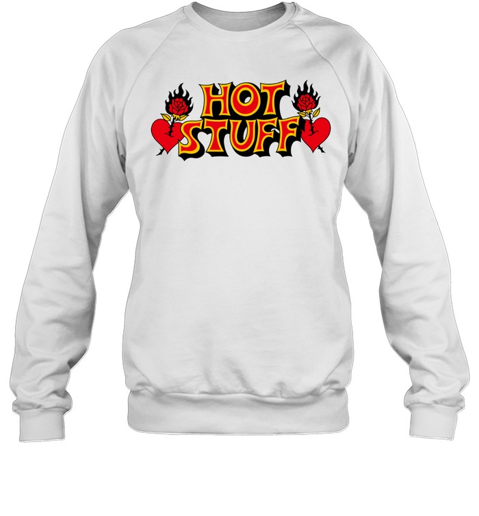 Big Bud Press Hot Stuff Rose Heart Sweatshirt